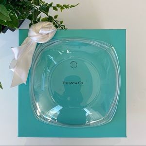Tiffany & Co 6” Crystal Clear Square Bowl